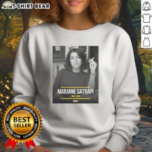 Official Marjane Satrapi French Iranian Artist Author And Filmmaker Dies At 56 Memorial Tribute Sweatshirt featuring a tribute design.