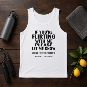 Hot If You Are Flirting With Me Please Let Me Know And Be Extremely Specific Tank Top