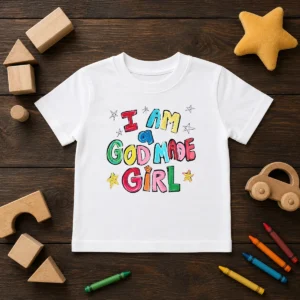 Official I Am A God Made Girl Kids T-Shirt