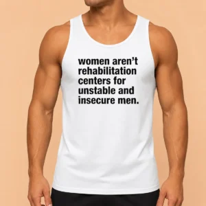 Good Women Aren'T Rehabilitation Centers For Unstable And Insecure Men Tank Top