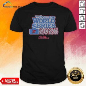 Awesome Ole Miss Baseball 2026 College World Series shirt optimized for showcasing its vibrant design and quality fabric.
