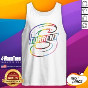Awesome Seattle Torrent Pride Logo LGBT tank top displayed on a neutral background