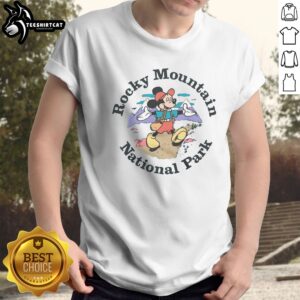 Hot Mickey Mouse Rocky Mountain National Park Shirt featuring a vibrant design for outdoor enthusiasts.