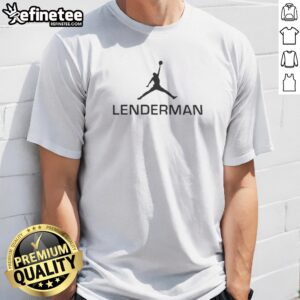 Hot Lenderman Jordan Chicago Bulls Basketball Player Air Jumpman Logo