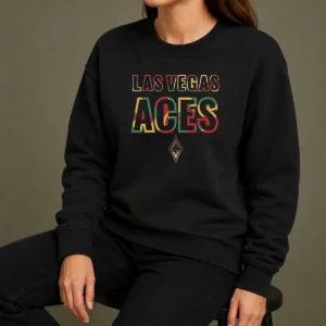 Pretty Las Vegas Aces Juneteenth Logo Sweater