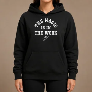 Top Ben Stiller Jalen Brunson The Magic Is In The Work Signature Hoodie