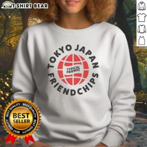 Good Tokyo Japan Friendchips Typical Friends Sweatshirt featuring a unique design for cozy casual wear.