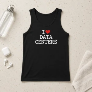Nice I Love Data Centers Server Room IT Professional Tank Top