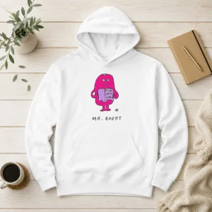 Official Mr Books The Paris Review Literary Reading Hoodie