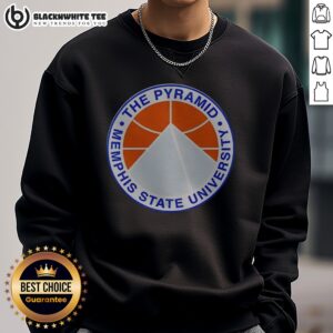 Pretty The Pyramid Memphis State University Sweatshirt featuring bold graphics and a cozy fit.