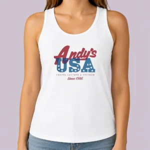 Official Andys USA Frozen Custard And Freedom Since 1986 Tank Top