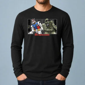 Official Gundaaamn Gundam Damn Meme Long Sleeve Shirt