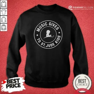 Top Sixwire Steve Mandile Music Gives To St Jude Kids Sweatshirt