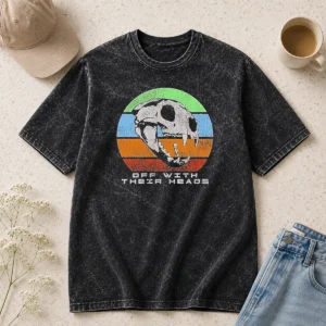 Hot Off With Their Heads The Crypt Denver CO Washed T-Shirt
