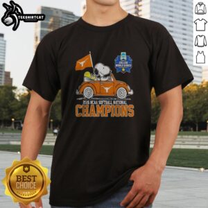 Pretty Snoopy Texas Longhorns 2026 NCAA Softball National Champions Oklahoma City shirt featuring Snoopy with Texas Longhorns design