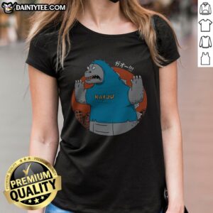 Nice Kaijuholio Ladies Shirt featuring a unique graphic design for women.