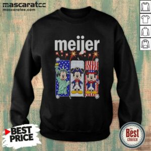 Awesome Meijer Mickey Mouse As Statue Of Liberty And Uncle Sam Patriotic sweatshirt optimized for comfort and style