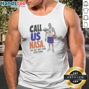 Official Victor Wembanyama Call US NASA We Just Sent Your Alien Home Tank Top