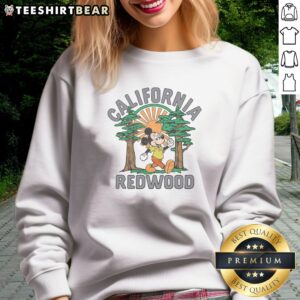 Premium Mickey Mouse California Redwood Sweatshirt featuring a vibrant design and cozy fit.