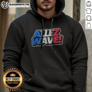 Hot France National Team Football Soccer Rugby World Cup Olympics Allez Wave Hoodie featuring vibrant colors and team logo