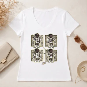 Premium Basketball Purdue The Lance Dance Lance Jones V-Neck Shirt