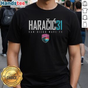 Top San Diego Wave FC HaračIć 31 San Diego Wave FC Soccer NWSL Shirt featuring vibrant team colors and logo