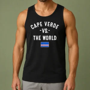 Original Cape Verde Vs The World National Team Pride Patriotic Country Flag World Cup 2026 Tank Top