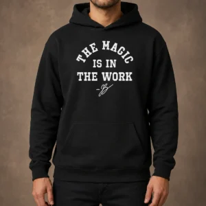 Pretty Ben Stiller Jalen Brunson The Magic Is In The Work Signature Hoodie