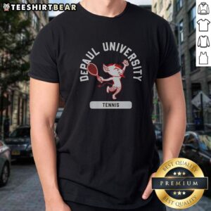 Good Blue Demons Depaul University Tennis NCAA Depaul University Tennis Shirt displayed on a vibrant background
