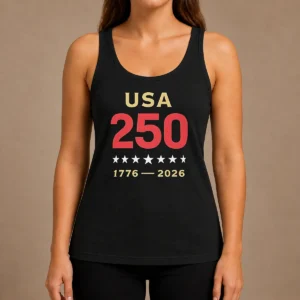 Original USA 250 1776 2026 Patriotic American Independence Anniversary Tank Top