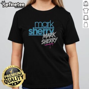 Official Mark Sherry Repeat girlt shirt featuring a vibrant design and comfortable fit.