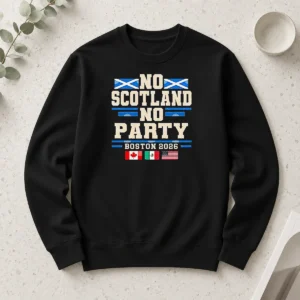 Good The Tartan Army No Scotland No Party Canada Mexico USA Flags Long Sleeve Shirt