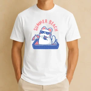 Pretty Summer Beach Cat