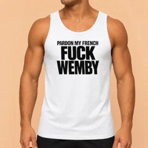 Hot Victor Wembanyama San Antonio Spurs Pardon My French Basketball Slogan Typography Tank Top