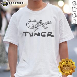 Top Tuner Dead Fish Minimalist Illustration shirt featuring a unique and eye-catching design.