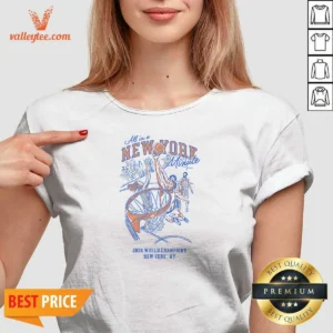 Awesome All In A New York Minute 2026 World Champions V-Neck Shirt