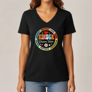 Awesome Kinder Dream Team V-Neck Shirt