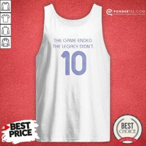Awesome Zinedine Zidane France National Team 10 The Game Ended The Legacy Didn'T Tank Top