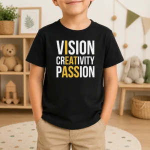 Happy Nice Vision Creativity Passion I Eat Ass Funny Kids T-Shirt