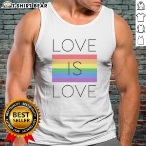 Nice Love Is Love Pride Month Tank top featuring vibrant colors and a bold message for Pride Month