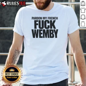 Good Victor Wembanyama San Antonio Spurs Pardon My French Basketball Slogan Typography