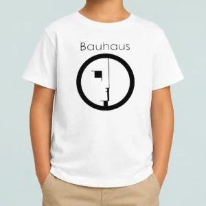 Funny Bauhaus Band Profile Silhouette Symbol Music Band Logo Kids T-Shirt
