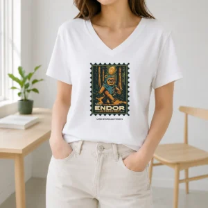 Top Star Wars Ewok Visit Endor Land Of Endless Forests V-Neck Shirt