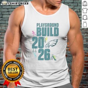 Hot Philadelphia Eagles Playground Build 2026 Tank top featuring vibrant team colors and a bold logo.