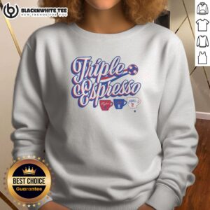 Official Mallory Swanson Trinity Rodman & Sophia Wilson Triple Espresso Sweatshirt showcasing unique design and comfort.