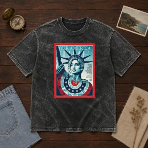 Pretty Our America Time Magazine July 6 2026 Washed T-Shirt