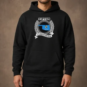 Funny Tipton Oklahoma It Is Where My Story Begins Home State Pride Hoodie
