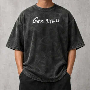 Pretty Gen 9 12 16 Washed T Shirt in soft cotton fabric with subtle faded finish
