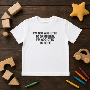 Good Im Not Addicted To Gambling Im Addicted To Hope Kids T-Shirt