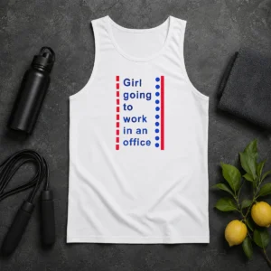 Good Girl Going To Work In An Office Minimalist Career Lifestyle Humor Tank Top
